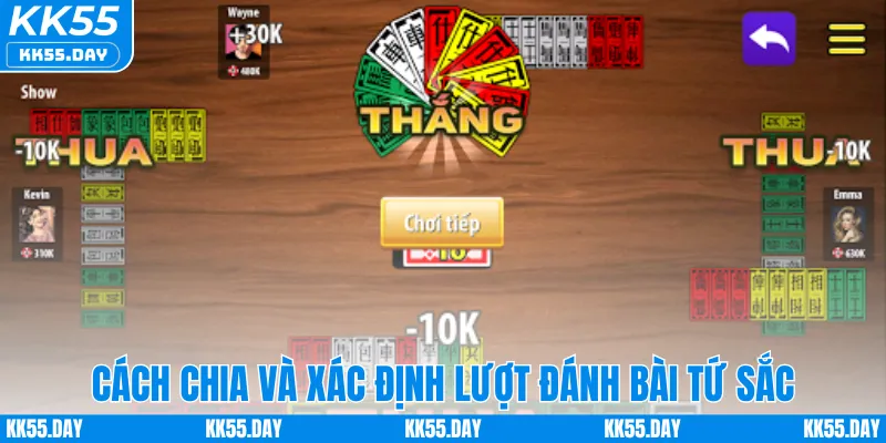 Bí Kíp Đánh Bài Tứ Sắc Tại KK55 Đơn Giản Cho Hội Viên Mới 3 Cách chia và xác định lượt đánh bài Tứ Sắc